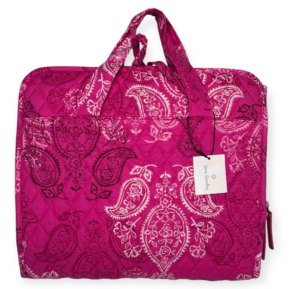 Vera Bradley Hanging Organizer Pink Printed Paisley